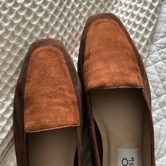 NWOB Enzo Angiolini Brown Suede Loafers - Picture 4 of 6